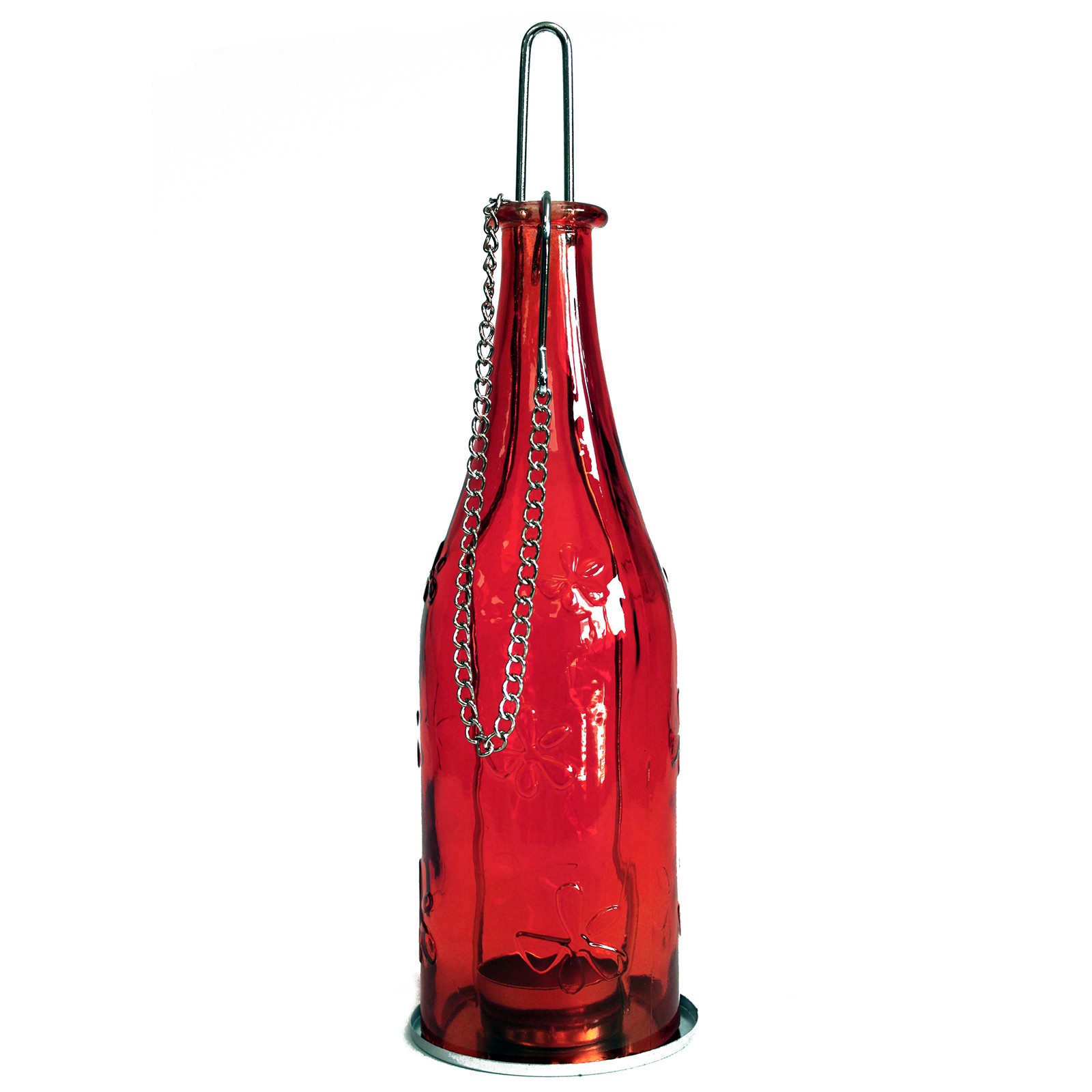Recycled Glass Bottle Lantern